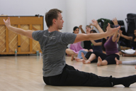 Workshop with Tadej Brdnik fr. Martha Graham