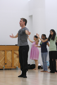 Workshop with Tadej Brdnik fr. Martha Graham