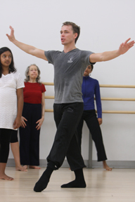 Workshop with Tadej Brdnik fr. Martha Graham