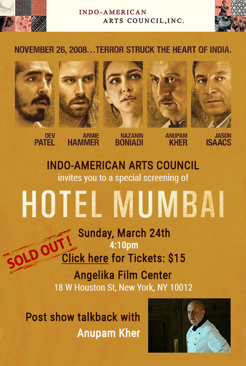 Special screening of HOTEL MUMBAI