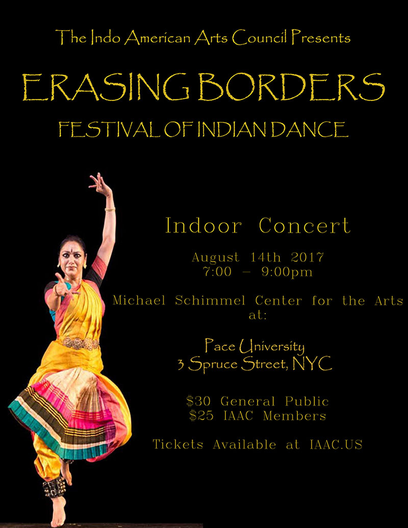 ERASING BORDERS FESTIVAL OF INDIAN DANCE 